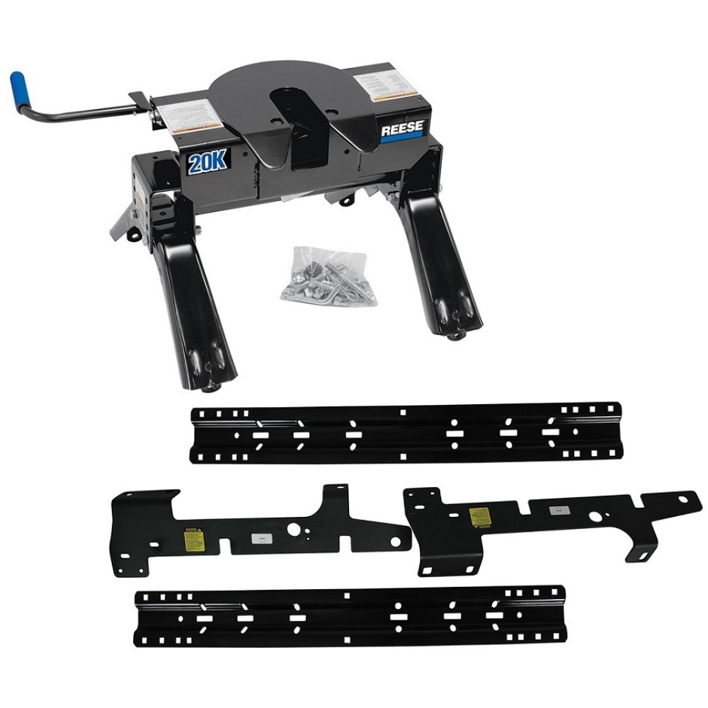 Reese Quick Install Rail Kit and 20K 5th Wheel Hitch For 0208 Ram 1500